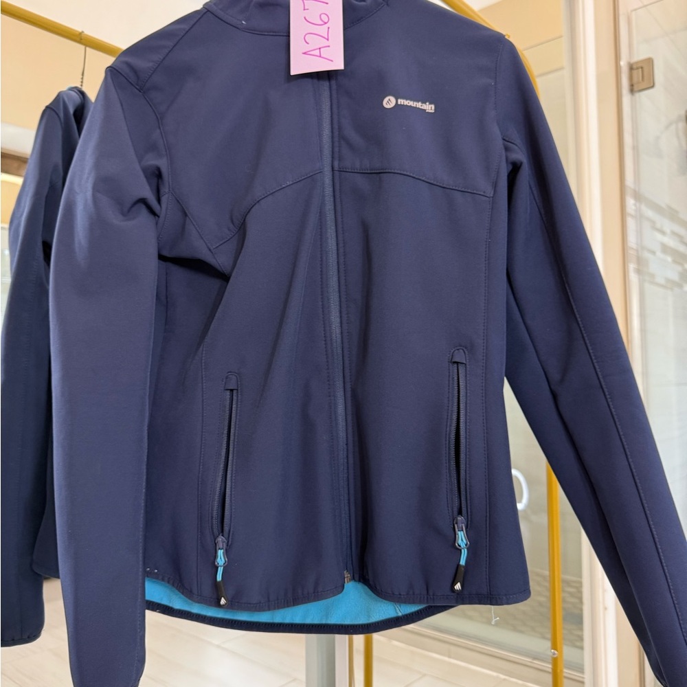 Mountain Hardwear Blue Jacket water resistant fleece lined XS size (A267)